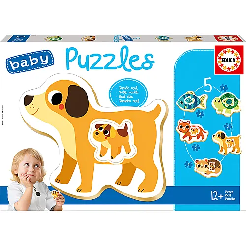 Educa Baby Puzzles Animals (2,3,4)