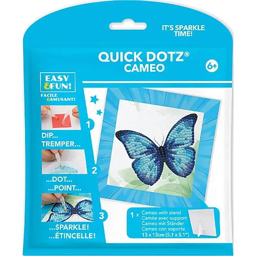Diamond Dotz Dotzies Diamond Painting Blauer Schmetterling