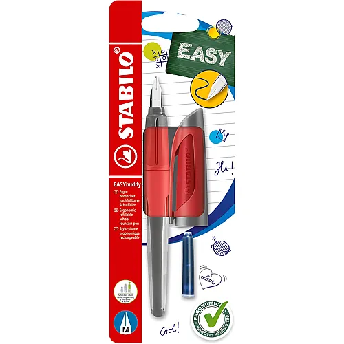 Schulf�ller mit Standard-Feder M Rot