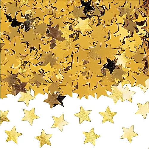 Amscan Deko-Konfetti Sterne Gold
