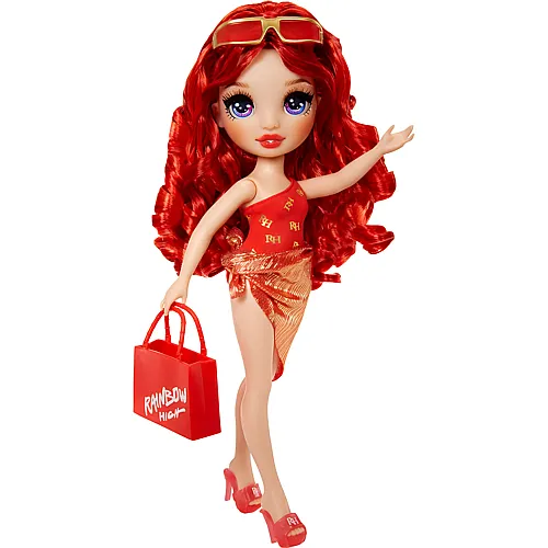 MGA Rainbow High Swim & Style Fashion Doll Ruby