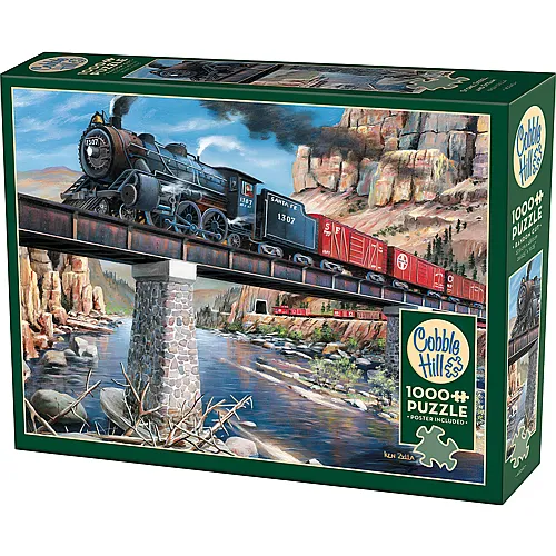 Cobble Hill Puzzle Stein, Stahl und Dampf - 1000 Teile