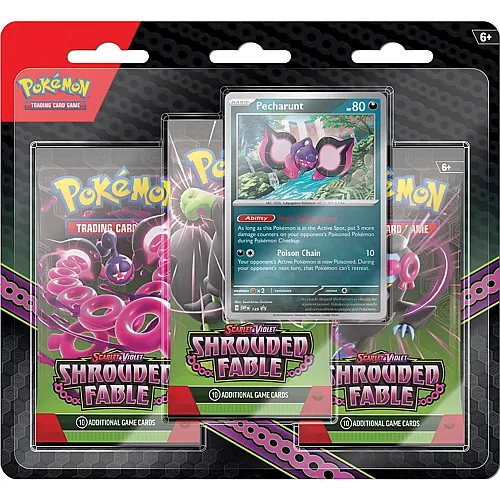Pok�mon TCG Pok�mon Shrouded Fable - Three Pack Blister - English