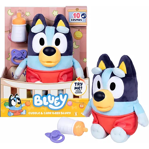 Spectron Baby Bluey Cuddle and Care Interaktives Pl�schtier