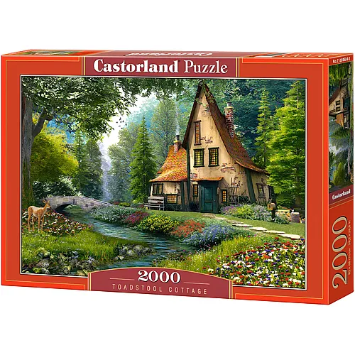 Castorland Puzzle Dominic Davison - Toadstool Cottage (2000Teile)