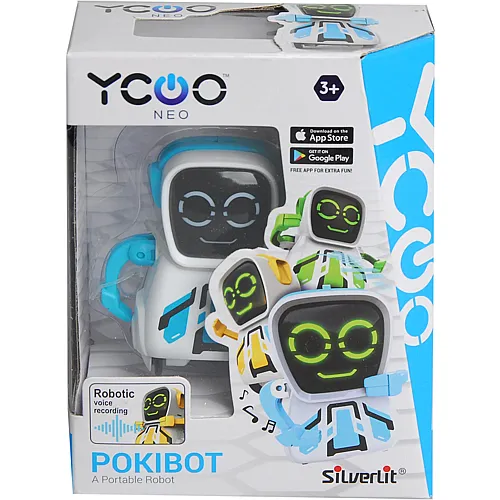 Silverlit Ycoo Roboter Pokibot Blau