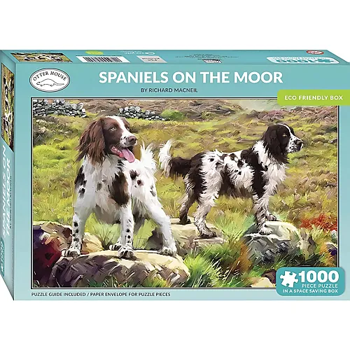 Spaniel on Moor - 1000 Teile
