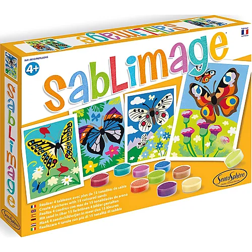 Sentosphere Sablimage Sandbilder Schmetterlinge