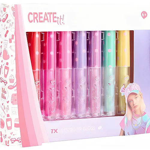 Sombo Creat it! Lipgloss Glitzer+Duft 7 St�ck