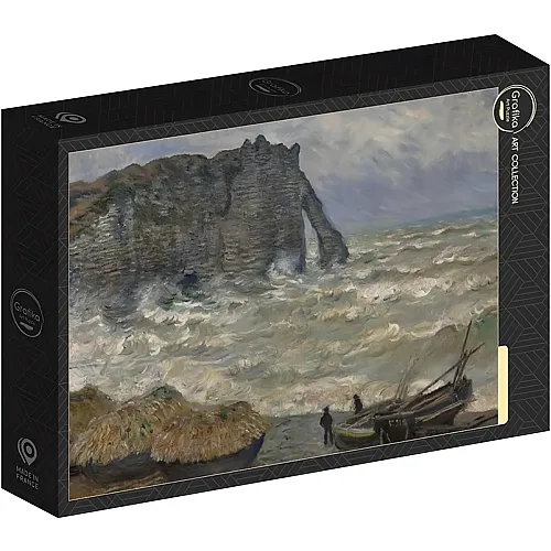 Unruhige See in �tretat, 1883 1000Teile