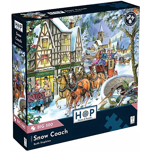 HOP - House of Puzzles Snow Coach (500Teile)