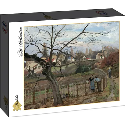 Grafika Puzzle Art Collection Camille Pissarro The Fence, 1872 - 2000 Teile