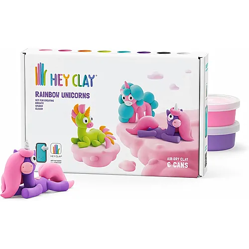 Hey Clay Regenbogen-Einh�rner - 6 Dosen