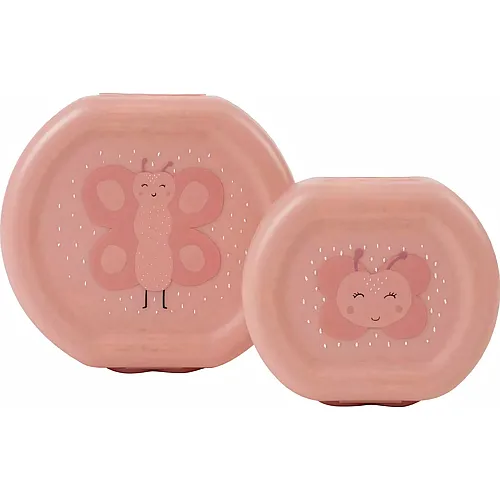 Trixie Snackbox mit Klickverschluss 2er Set Schmetterling