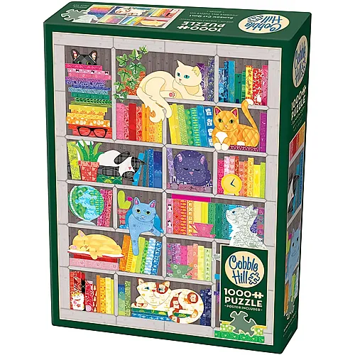 Cobble Hill Puzzle Rainbow Cat Quilt (1000Teile)