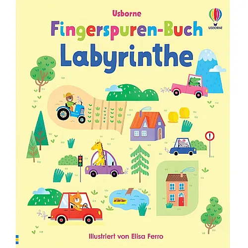 Fingerspuren-Buch: Labyrinthe