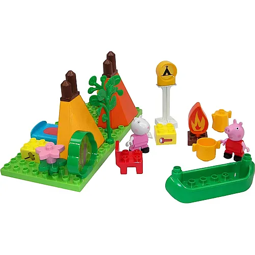 BIG Bloxx Peppa Pig Camping Bausteine (25Teile)