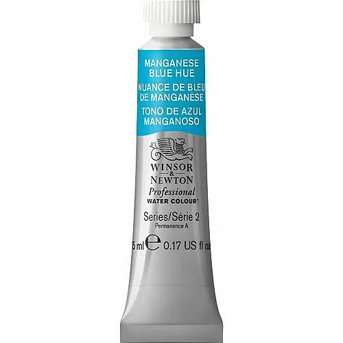 Winsor & Newton W&n Prof. Water Colour 5ml Tube Manganblau Farbton