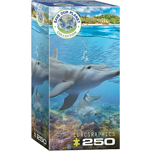 Eurographics Puzzle Save our Planet - Delfine - 250 Teile