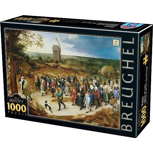 DToys Puzzle Breughel the Younger - The Marriage Procession (1000Teile)