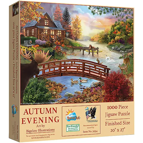 SunsOut Puzzle Autumn Evening - 1000 Teile