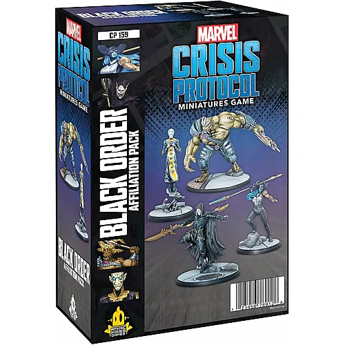 Atomic Mass Games Marvel: Crisis Protocol Black Order Affiliation Pack - Entfesseln Sie die Macht der Minions von Thanos! - Tabletop-Superhelden-Spiel ab 14 Jahren, 2 Spieler, 90 Minuten Spielzeit, hergestellt von