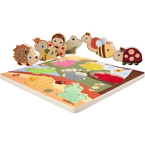 Eichhorn F�hlpuzzle mit Stoff (7Teile)