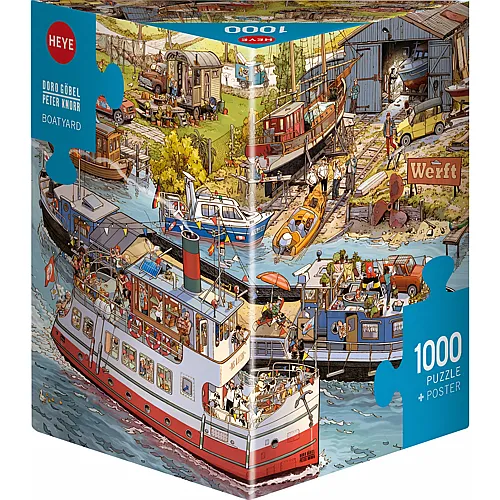 Heye Triangular Boatyard - 1000 Teile
