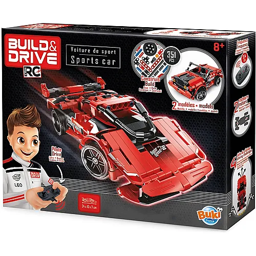 Buki Build & Drive RC Sportwagen - 351 Teile