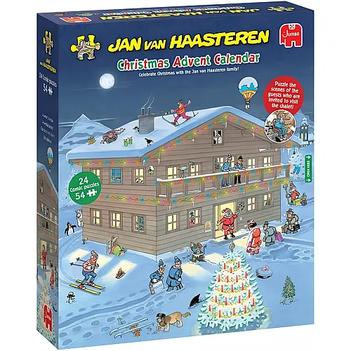Jumbo Adventskalender Puzzle Jan Van Haasteren (24x54)
