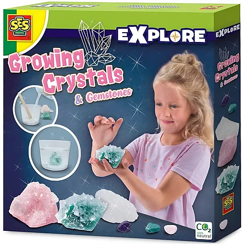 SES Wachsende Kristalle und Edelsteine