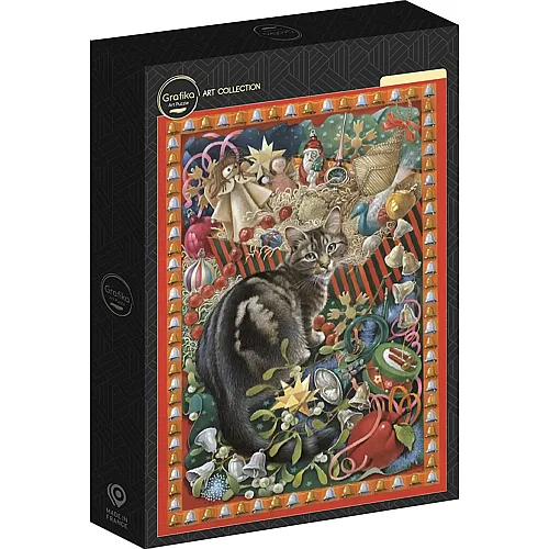 Grafika Puzzle Art Collection Octopussy with Christmas Decoration - 1000 Teile