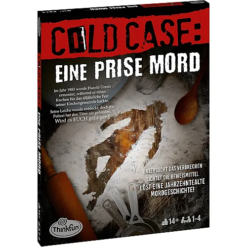 Thinkfun ColdCase - Eine Prise Mord - Deutsch