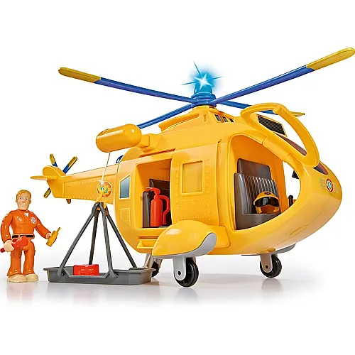 Simba Feuerwehrmann Sam Sam Hubschrauber Wallaby II mit Figur