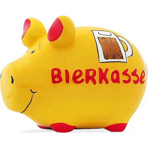 Sparschwein Bierkasse aus Keramik
