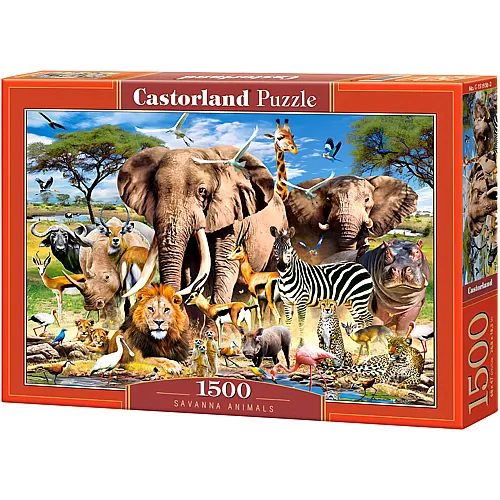 Castorland Savanna Animals (1500Teile)