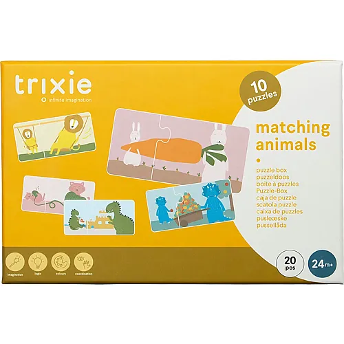 Trixie Duo-Puzzles Tiere 20 Teile