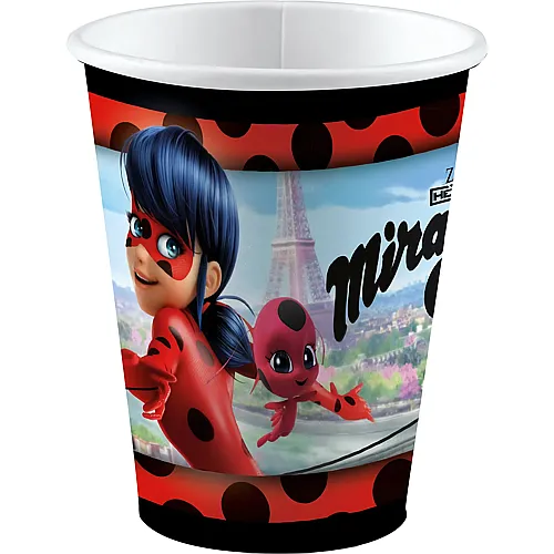 Pappbecher 250ml 8Teile