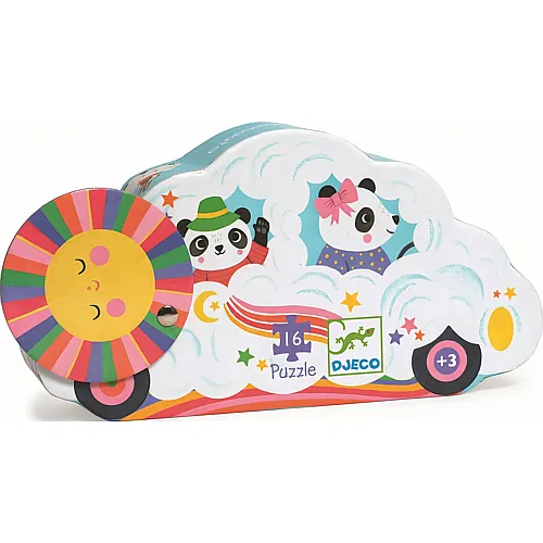 Djeco Puzzle Wolkenauto 16 Teile