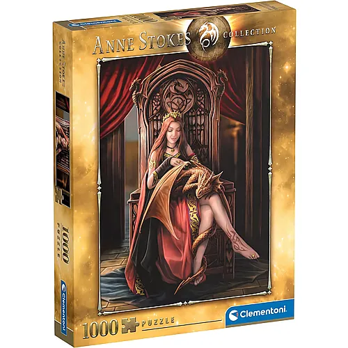 Clementoni Puzzle Anne Stokes - Freunde fr immer (1000Teile)