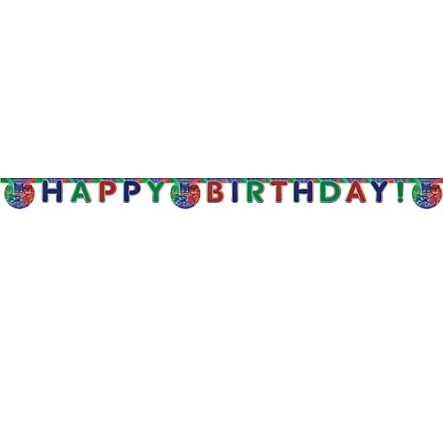 Procos PJ Masks Girlande Happy Birthday