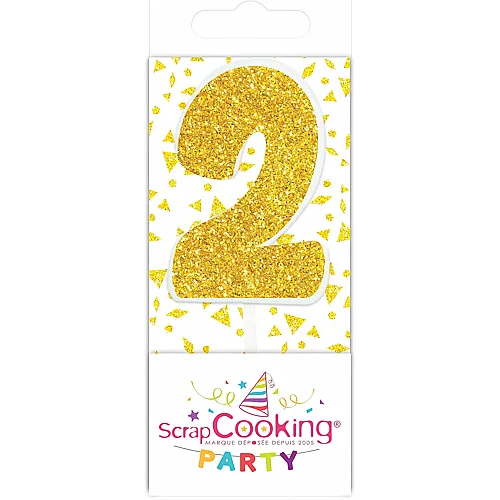 ScrapCooking Mini Kerze 2 Gold