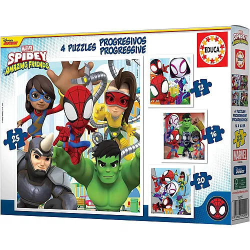 4in1 Spidey & Super Freunde 12-25Teile