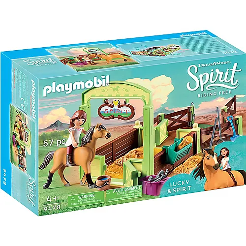 PLAYMOBIL Pferdebox Lucky & Spirit (9478)