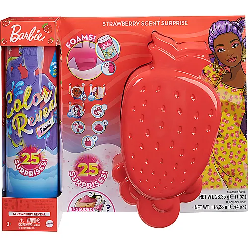 Barbie Color Reveal Foam Reveal Strawberry