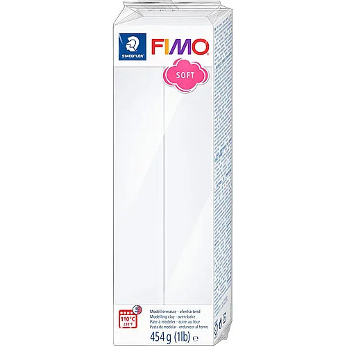 Fimo Soft Modelliermasse Weiss (454g)