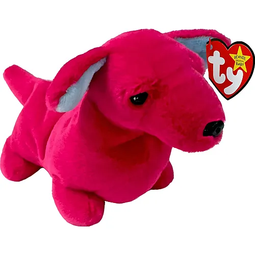 Ty Beanie Babies Stretch der Dachshund Pink - 15 cm
