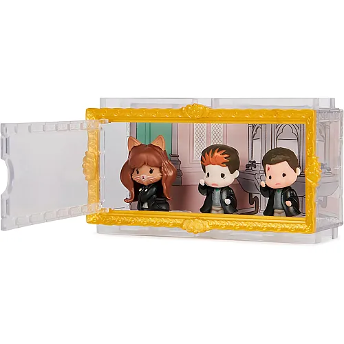 Spin Master Wizarding World Harry Potter - Micro Magical Moments Sammelfiguren Multipack Vielsaft-Trank mit Harry, Hermine, Ron und Setzkasten, Spielzeug f�r Kinder ab 6 Jahren, Fanartikel (sortiert)