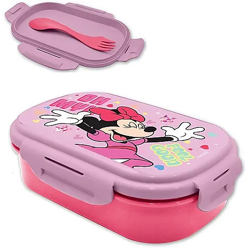 Kids Licensing Minnie Mouse Lunchbox mit Besteck