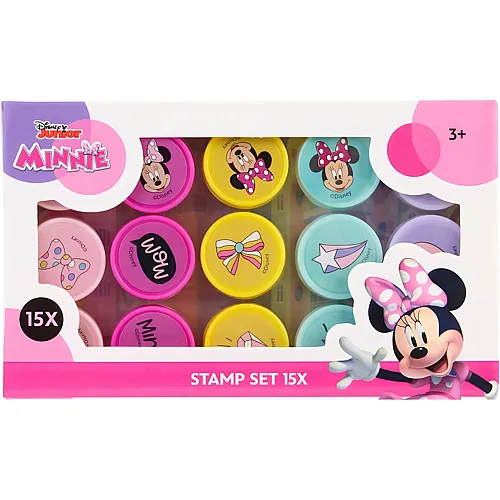 Stempelset Minnie Mouse - 15 Teile